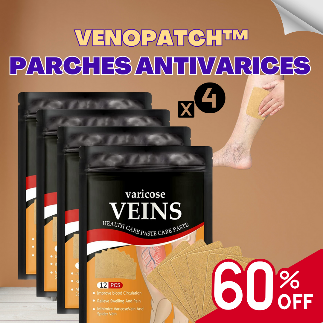 PARCHES ANTIVARICES PACK X4 (48 UNIDADES) + OFERTA EXCLUSIVA SOLO X HOY 🎁 CON ENVÍOS GRATIS! 🚚